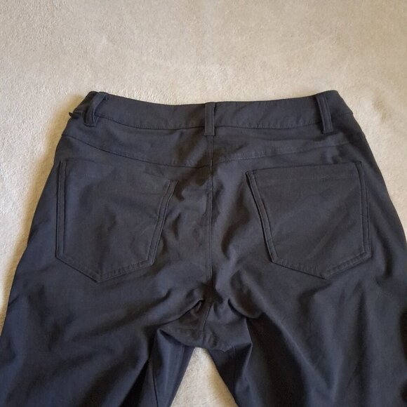 Lululemon Men's Gray Obsidian ABC Slim Warpstreme Pants Size 28 - Picture 10 of 14